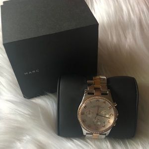 Marc by Marc Jacobs gold and silver watch
